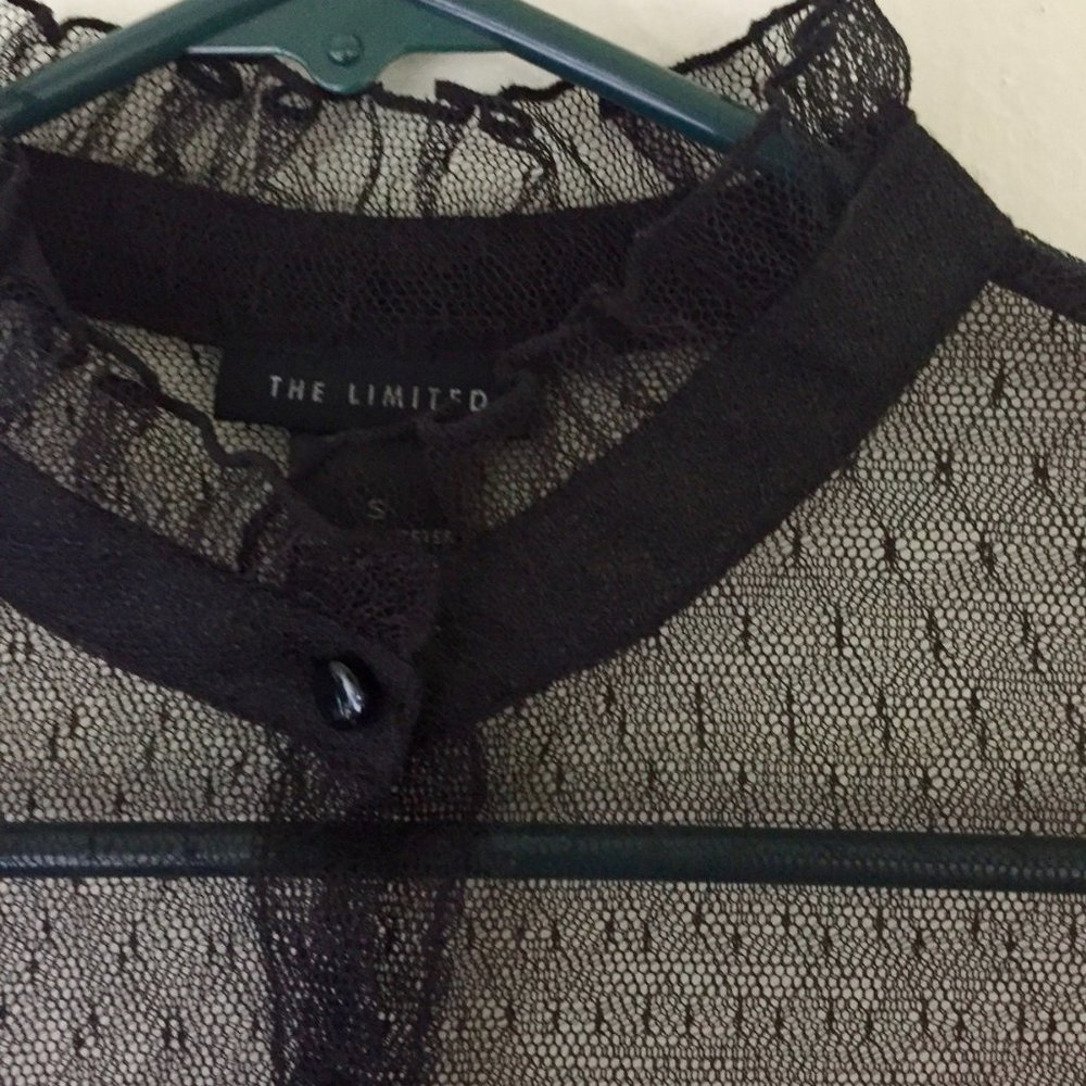 The Limited Sheer Button-up Blouse - Vintage - Picture 3 of 5